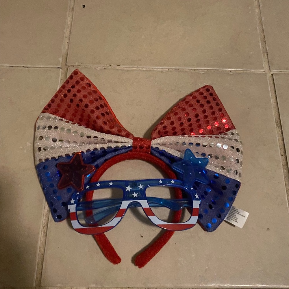 Cute 4th of July/American Celebration Acessories Bundle